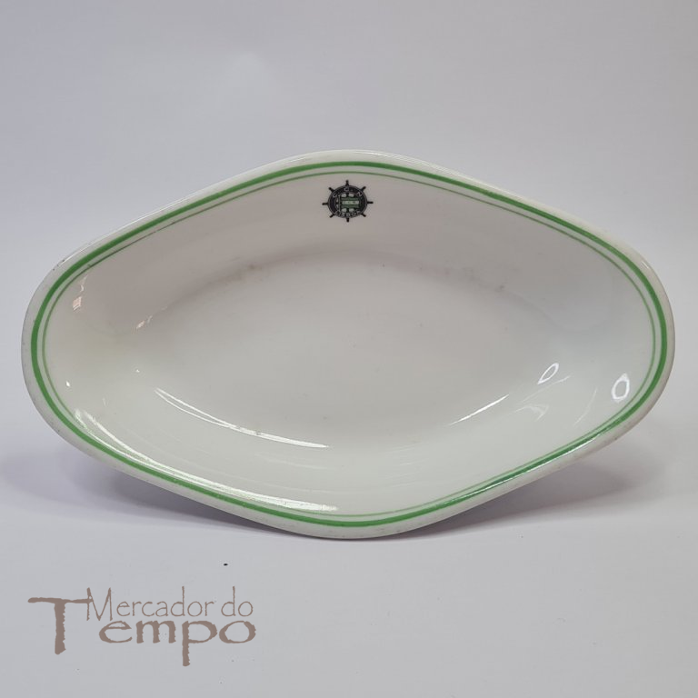 Covilhete porcelana Vista Alegre C.C.N. Companhia Colonia Navegação 1947-68