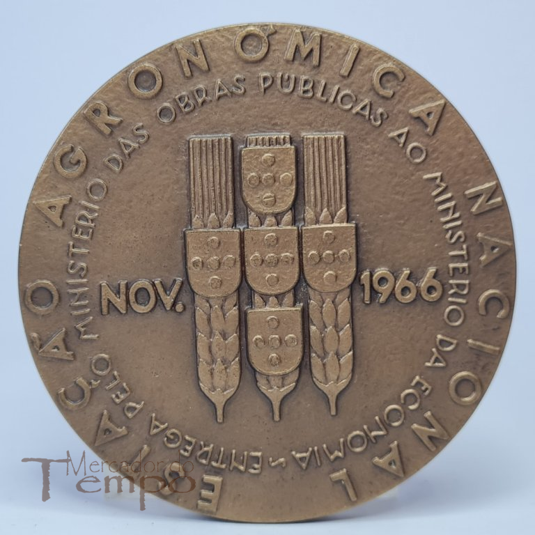 Medalha bronze Estação Agronómica Nacional, 1966, E.Vaz