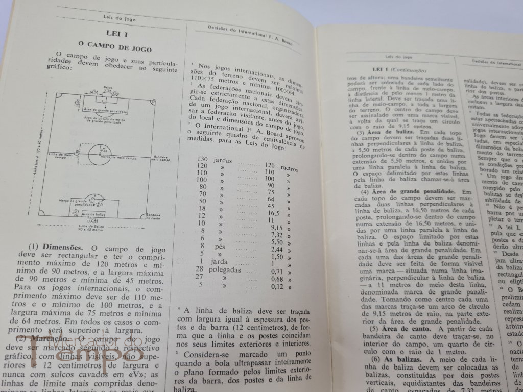 Livro - Guia Universal para uso dos Árbitros, 1959