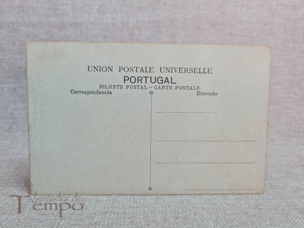 Postal antigo - Costumes de Portugal - Vendedor de azeite e petróleo