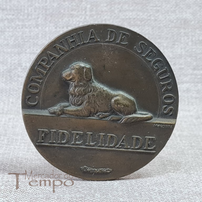Medalha bronze comemorativa do 125º Aniversário Seguros Fifelidade
