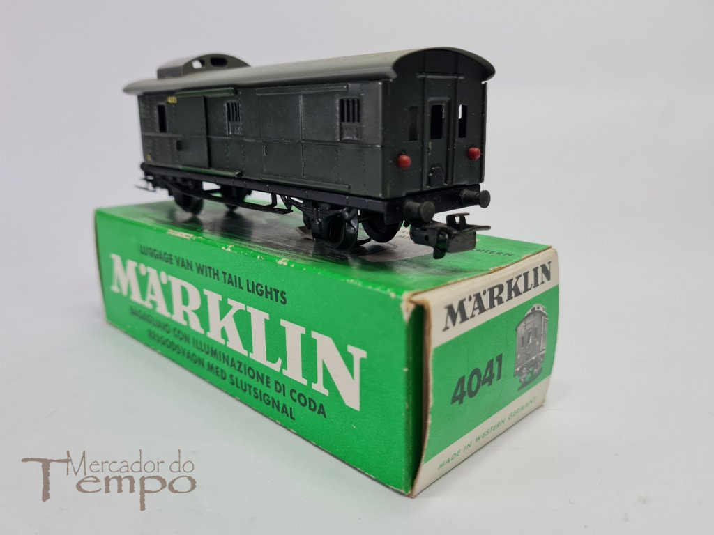 Comboios Marklin - caixa antiga Vagon com luzes traseiras Ref. 4041