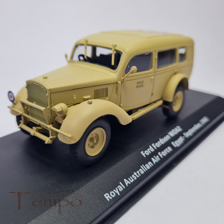 Miniatura 1/43 Militar Ford Fordson WOA2, Royal Austrálian Air Force, 1942. edições Altaya.