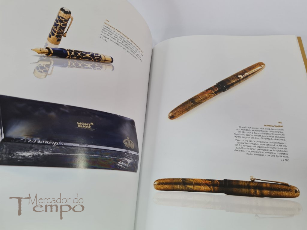 Catálogo de Leilão de Canetas e Relógios da Leiloeira Veritas, 2013