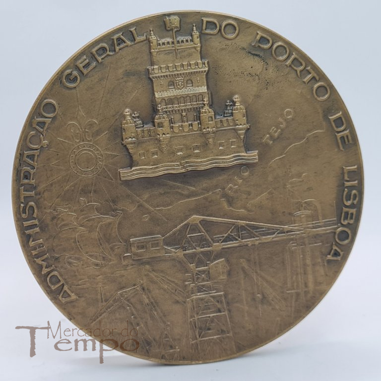 Medalha bronze, Admin. Geral do Porto de Lisboa, J. da Silva, 1952