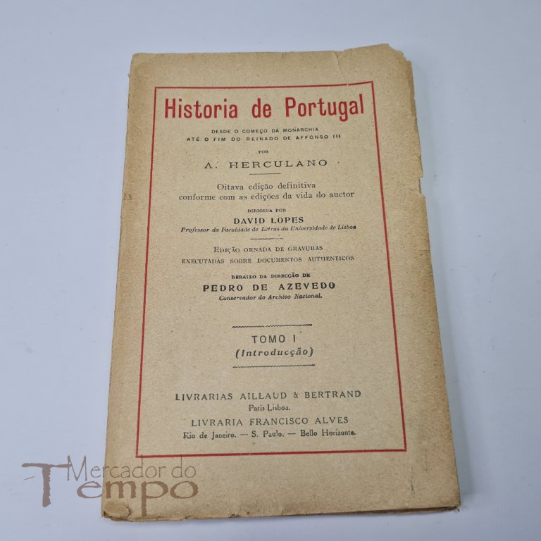 História de Portugal, 4 Volumes por Alexandre Herculano