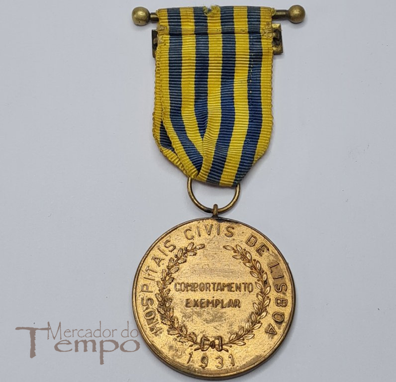 Medalha de comportamento exemplar Hospitais Civis de Lisboa 1931