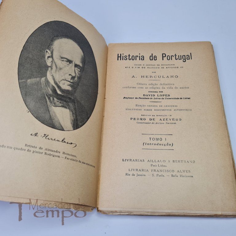 História de Portugal, 4 Volumes por Alexandre Herculano