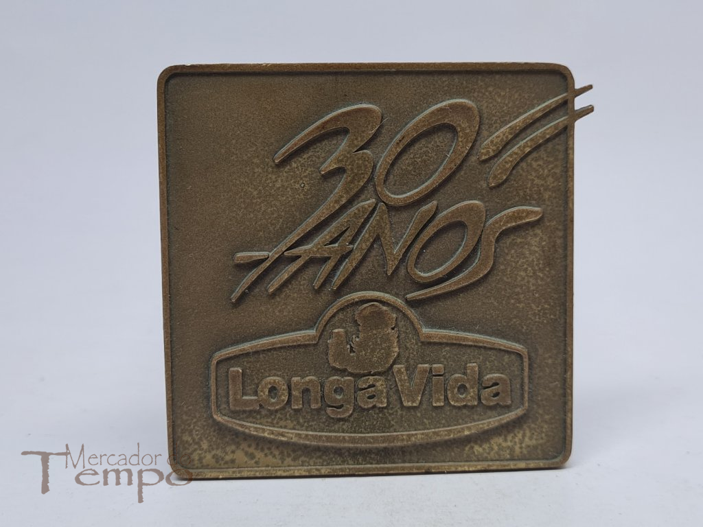 Medalha bronze Iogurtes Longa Vida - 30 anos 1987