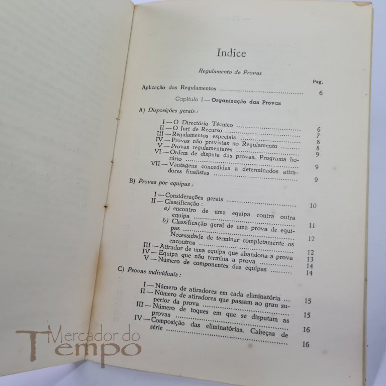 Mocidade Portuguesa, Regulamento de provas Fed. Int. de Esgrima, 1946