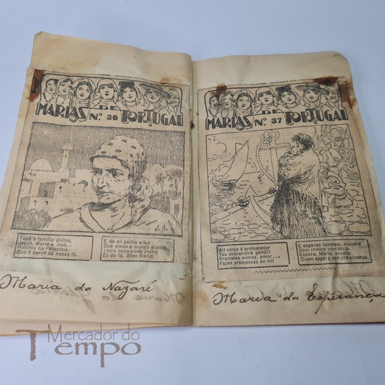 Rara caderneta do Diário de Notícias, concurso 