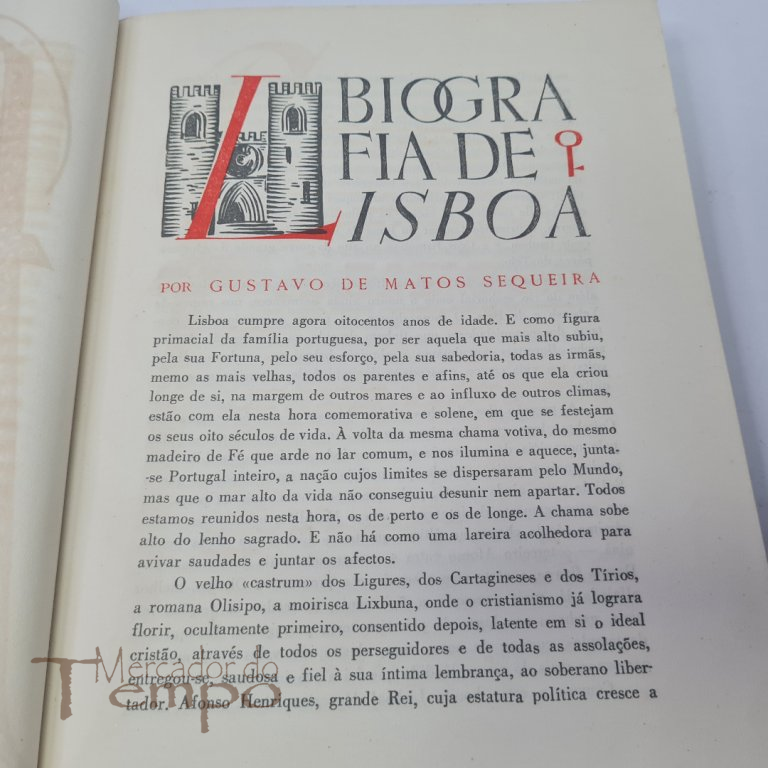 Programa do 8º Centenário da Tomada de Lisboa aos Mouros 1147 - 1947