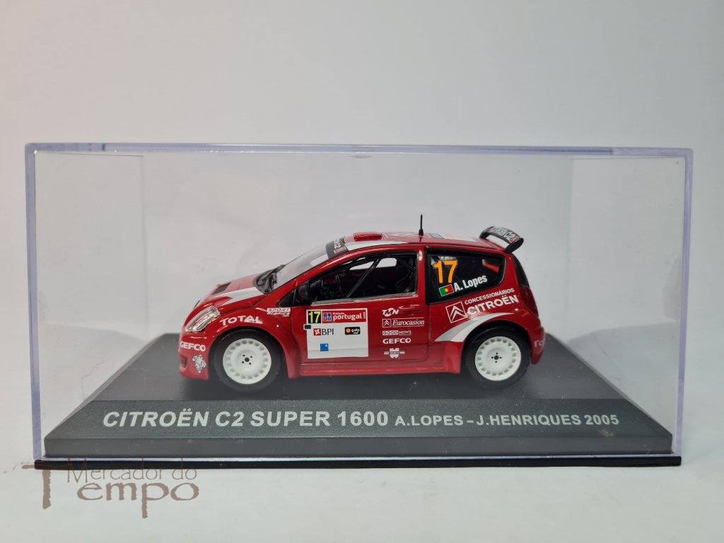 1/43 Altaya Rallye de Portugal Citroen C2 Super 1600, 2005