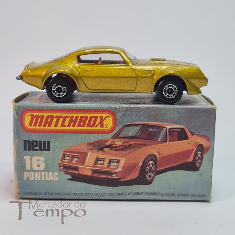 Miniatura Matchbox Pontiac #16 caixa original