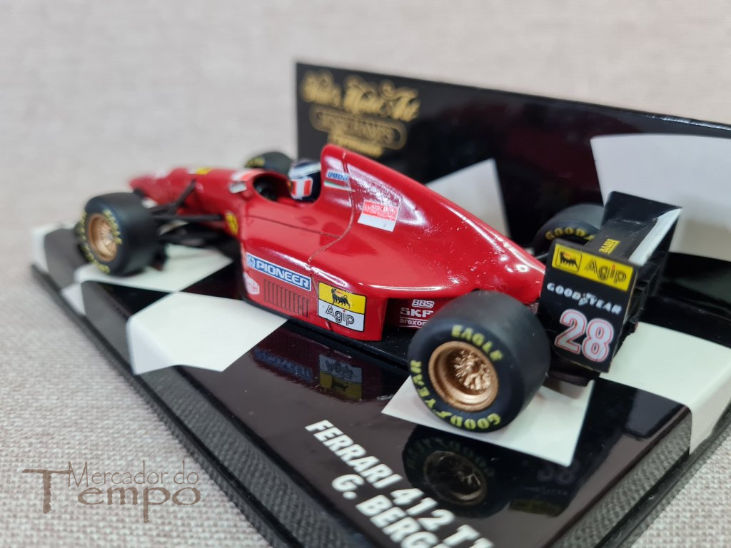 Miniatura 1/43 Minichamps F1 Ferrari 412 t1 Gerard Berger