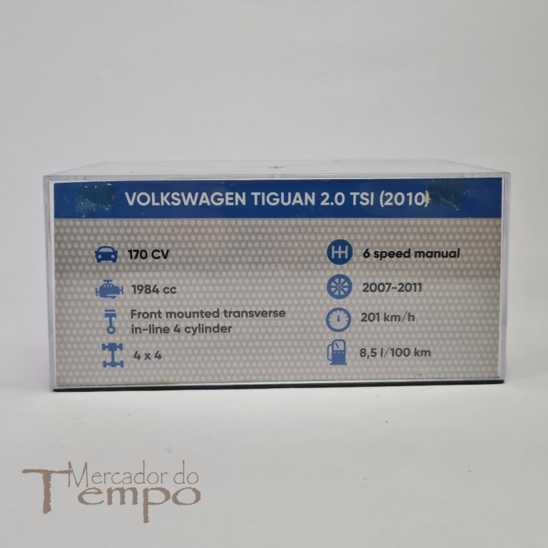Miniatura 1/43 Altaya Volkswagen Tiguan 2.0 TSI - 2010