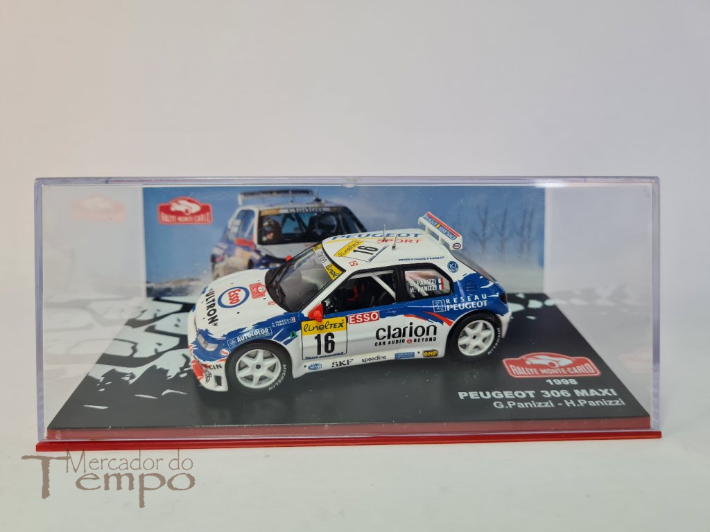 1/43 Altaya Rallye Monte-Carlo Peugeot 306 Maxi 1998