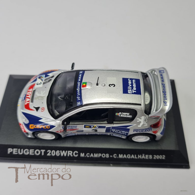 Miniatura 1/43 Altaya Rallye de Portugal 2002, Peugeot206 WRC