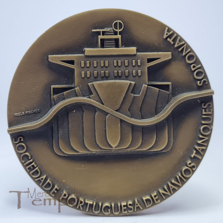 Medalha em bronze Soponata 40º Aniversário 1947-1987
