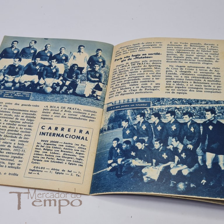 Colecção Idolos do Desporto n°3 , Matateu, 1956
