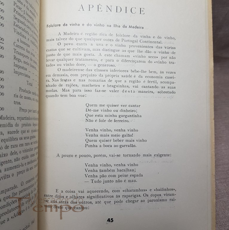 Subsidios para o estudo da Vinha e do Vinho na região da Madeira, 1953