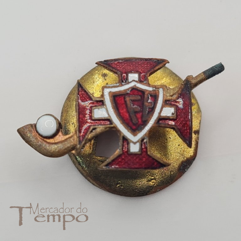 Pin/Abotoadeira esmaltada Clube Futebol Estremoz