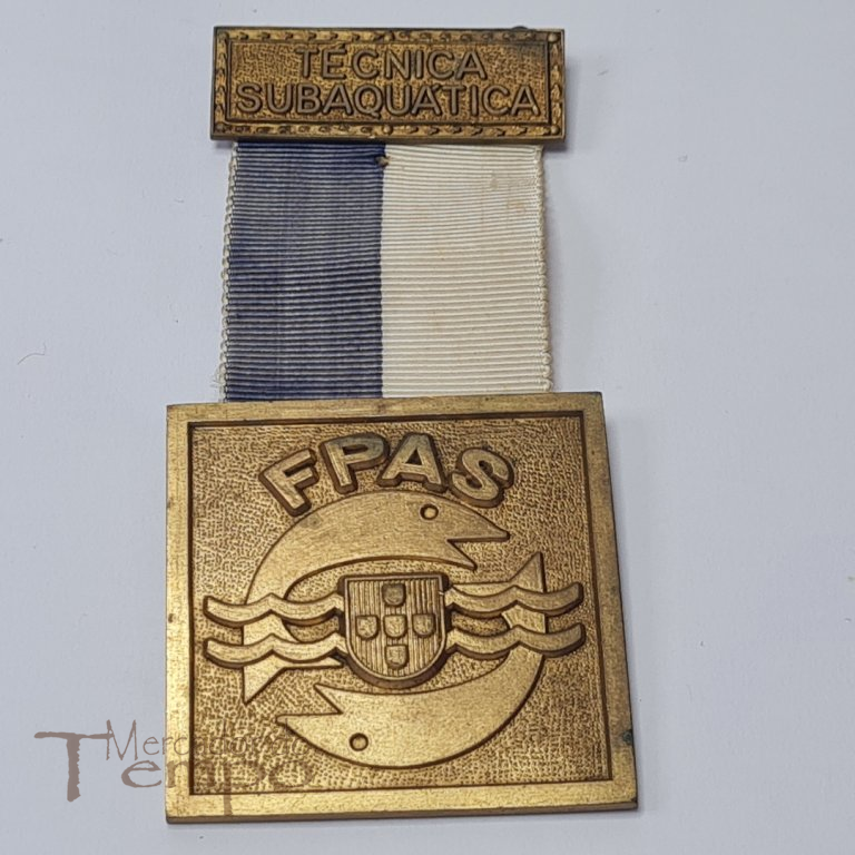 Medalha em bronze FPAS Técnica Subaquática.