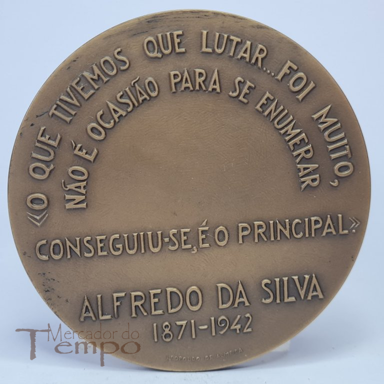 Medalha em bronze Alfredo da Silva, Criador da CUF