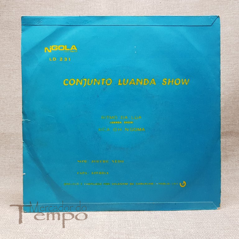 Disco 45 rpm Luanda Show - Ritmo da Lua, Ngola LD 231