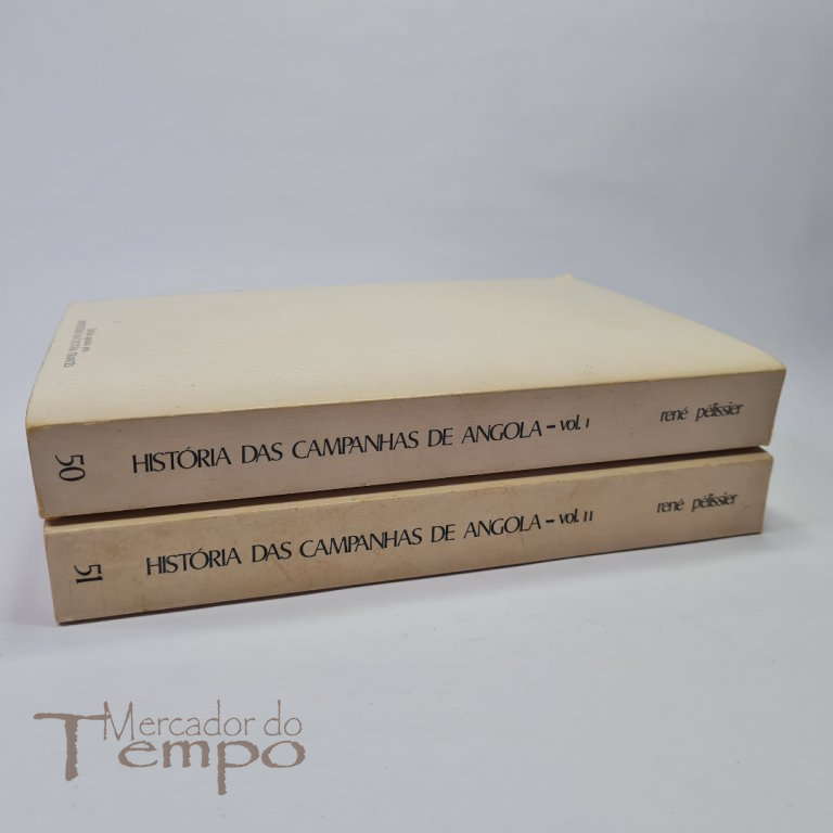 História das Campanhas de Angola, 2 volumes, René Pélissier