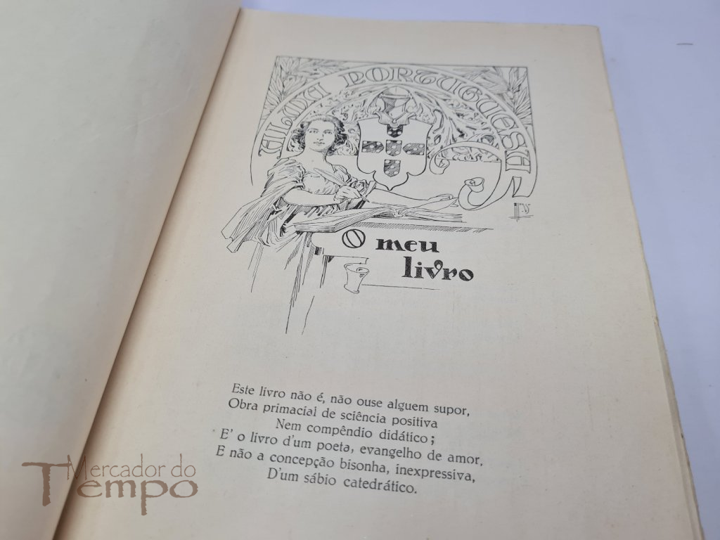 Alma Portuguesa Livro de Versos de Delfim Guimarães, 1927, autografado