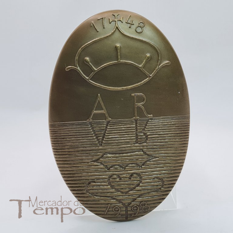 Medalha em bronze Coudelaria de Alter, 250 anos na criação do Alter-Real