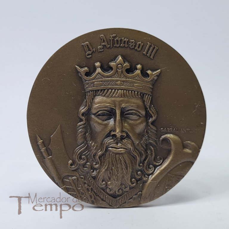 Medalha bronze D.Afonso III O Bolonhês - V Rei de Portugal