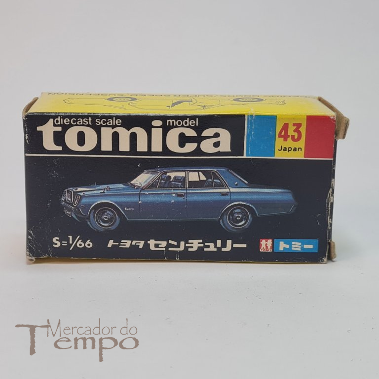 Miniatura Tomica Toyota Century #43, com caixa original 