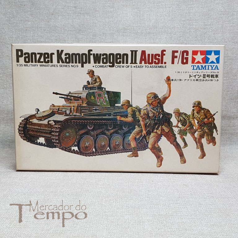 Kit 1/35 Tamiya Panzer Kampfwagen II Ausf. F/G Tanque Militar