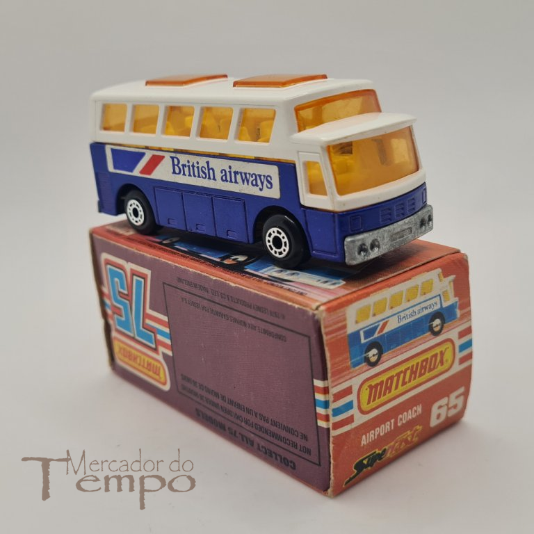 Matchbox Autocarro Airport Coach British Airways #65 caixa original