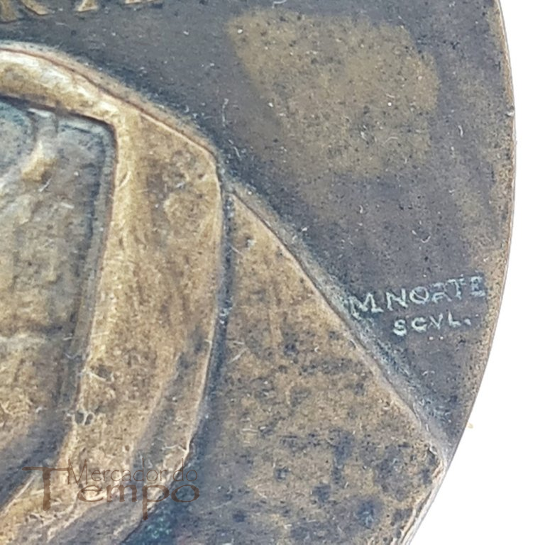 Medalha bronze 125ª Aniversário  Banco Totta - Aliança. 1843 - 1968