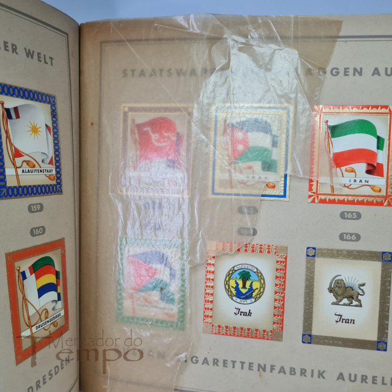Invulgar Caderneta de cromos dos Jogos Olimpicos de 1936