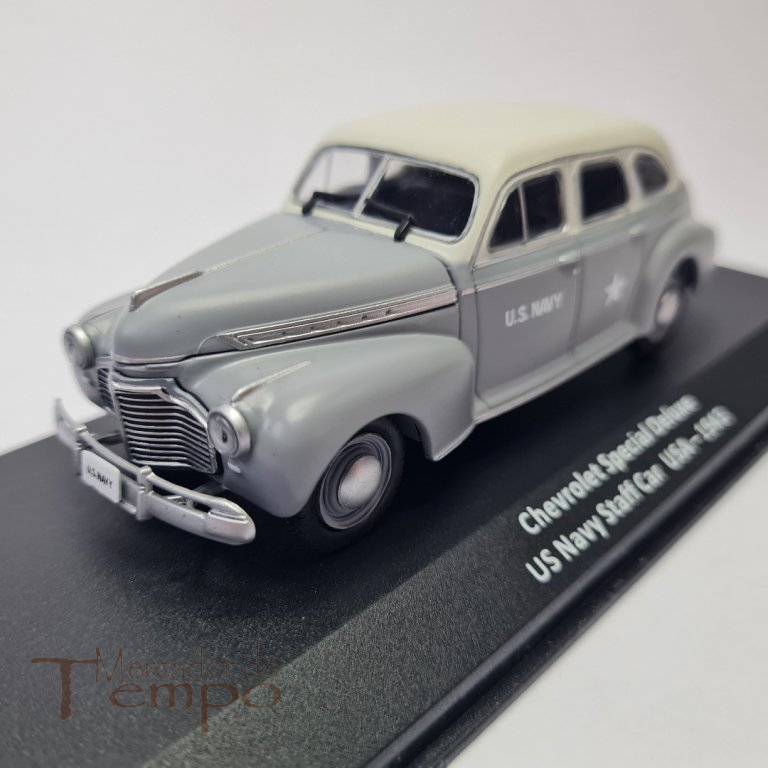 Miniatura 1/43 Militar Chevrolet Special Deluxe US Navy Staff Car USA 1942