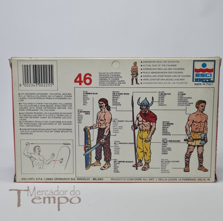 Figuras ESCI 1/72 Barbarian Warriors