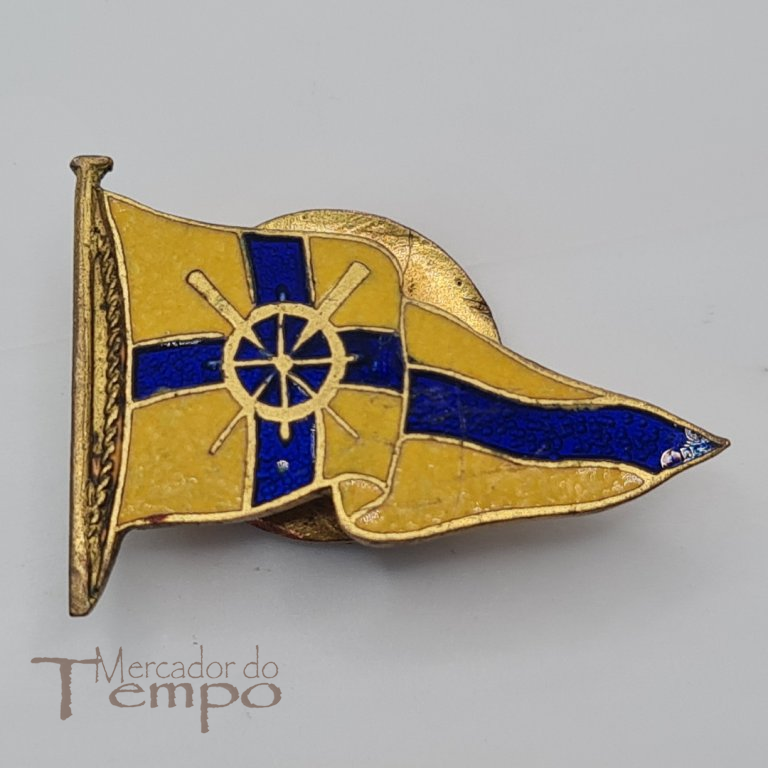 Grande Pin/Abotoadeira esmaltado Clube Naval de Sesimbra