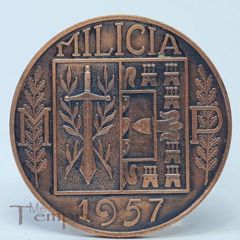 Mocidade Portuguesa, Medalha em cobre Milicia 1957 / San Jorge 1388
