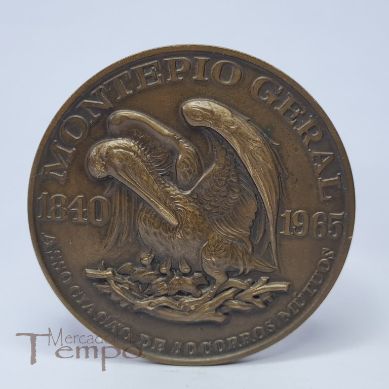 Medalha bronze Montepio Geral / Caixa Económica de Lisboa, 1965