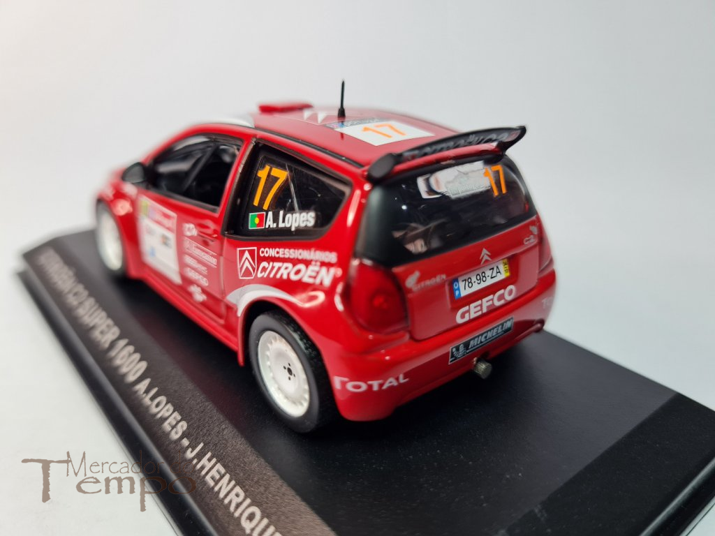 1/43 Altaya Rallye de Portugal Citroen C2 Super 1600, 2005