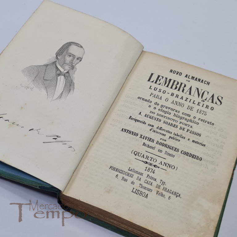 Novo Almanach de Lembranças Luso-Brasileiro 1874