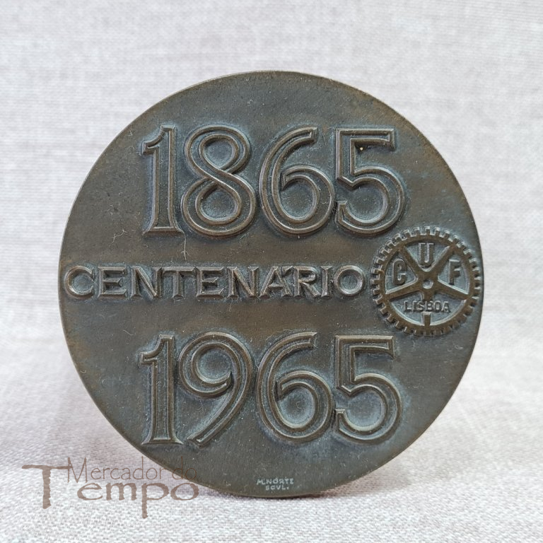 Medalha bronze Centenário CUF 1965 M.Norte