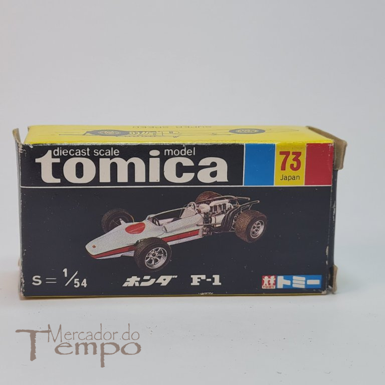 Miniatura Tomica Honda F-1 #73, com caixa original 