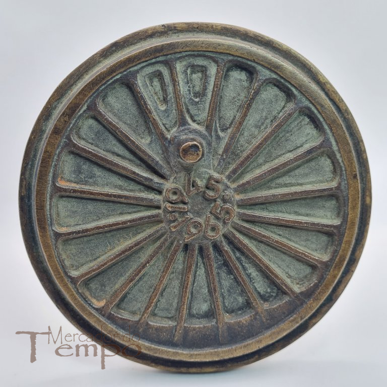 Grande medalhão roda de Comboio Entroncamento Locomotivas 