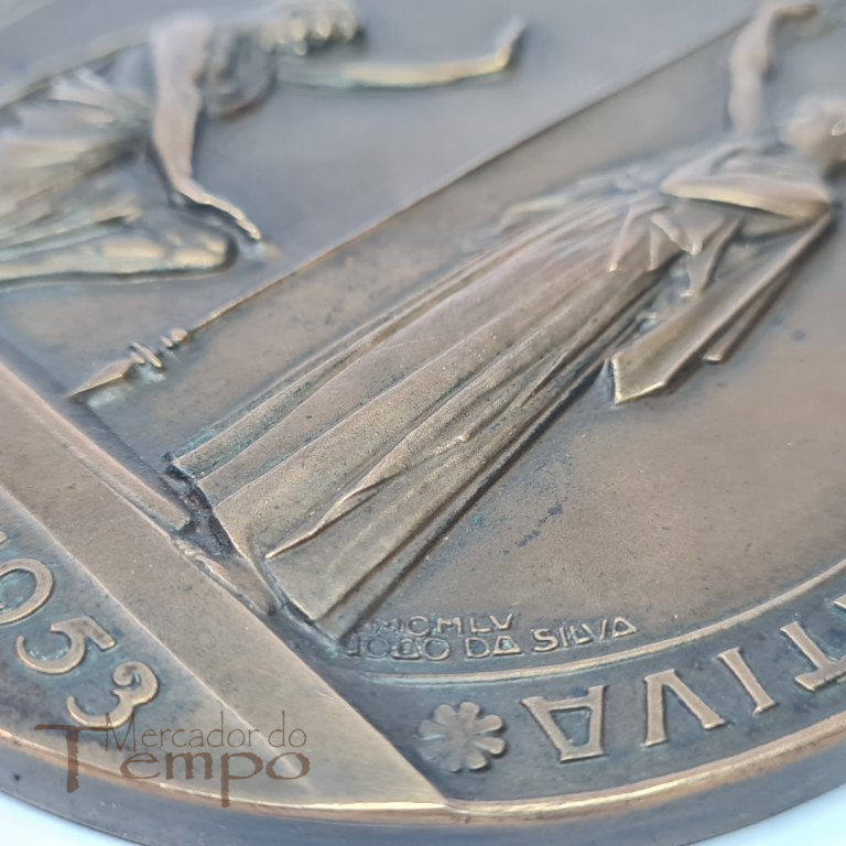 Medalhão bronze XXV anos de estabilidade Governativa, 1928-1953  João da Silva