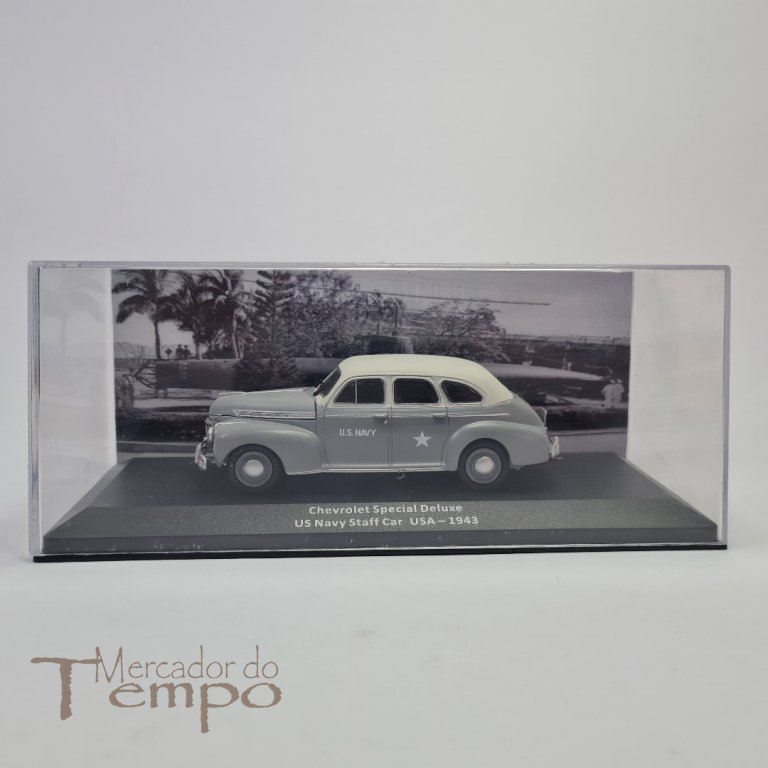 Miniatura 1/43 Militar Chevrolet Special Deluxe US Navy Staff Car USA 1942